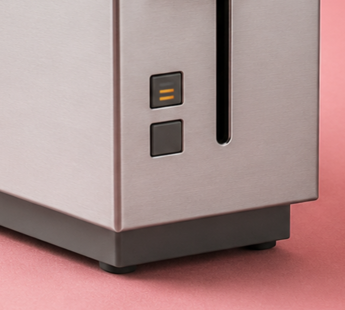 Two-button toaster control layout