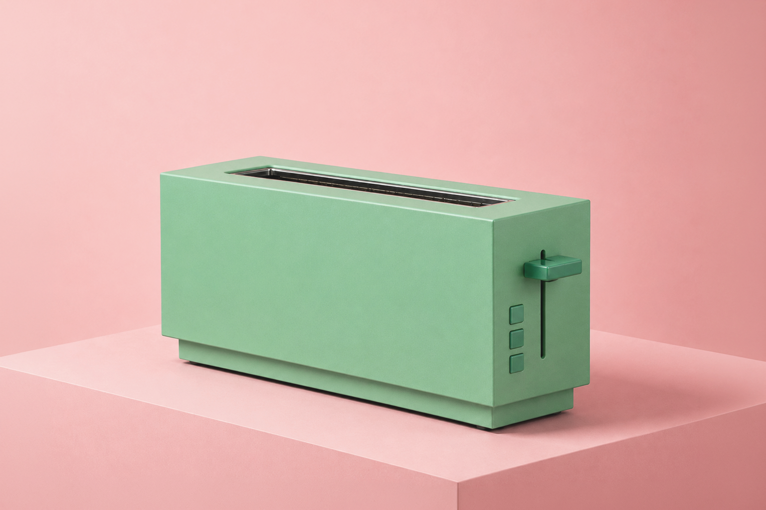 Tosta toaster in Dusty Mint finish